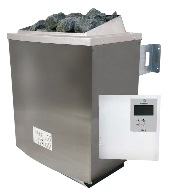 Wolff Finnhaus Sauna Paradiso 3x2 2-Raum Set-1, mit Ofen ext. Steuerung 9 kw