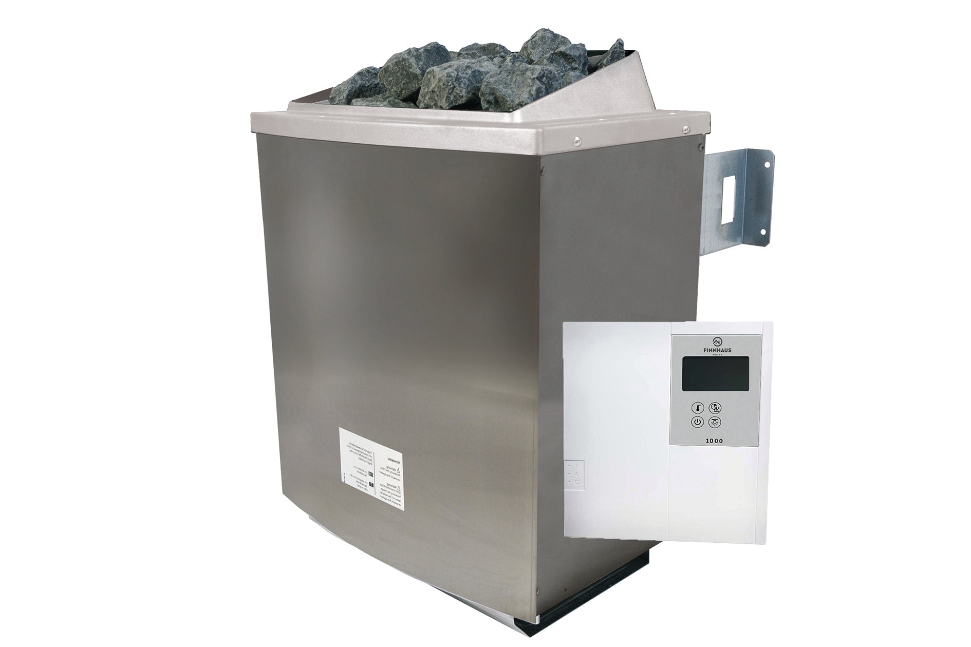 Wolff Finnhaus Sauna Paradiso 3x2 2-Raum Set-1, mit Ofen ext. Steuerung 9 kw