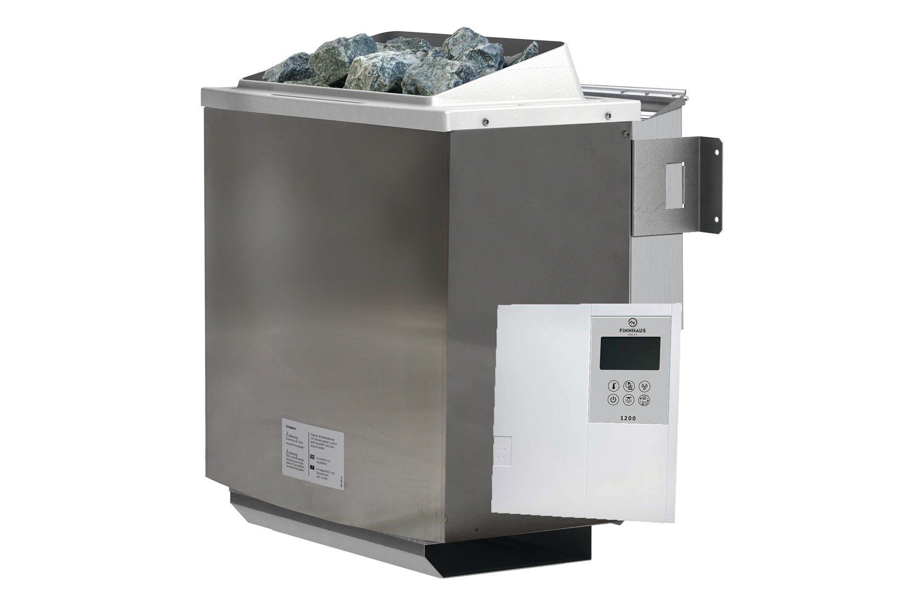 Wolff Finnhaus Sauna Paradiso 3x2 2-Raum Set-2, mit Bio Ofen ext. Steuerung 9 kw