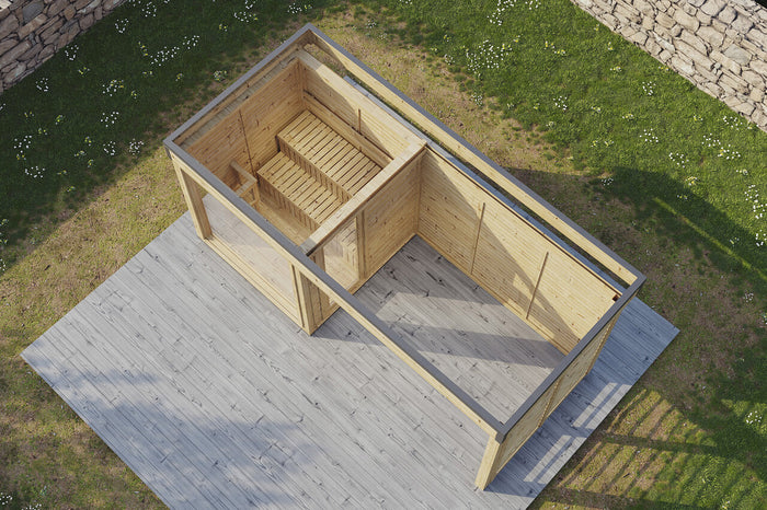 Wolff Finnhaus Sauna Sina 5323 75