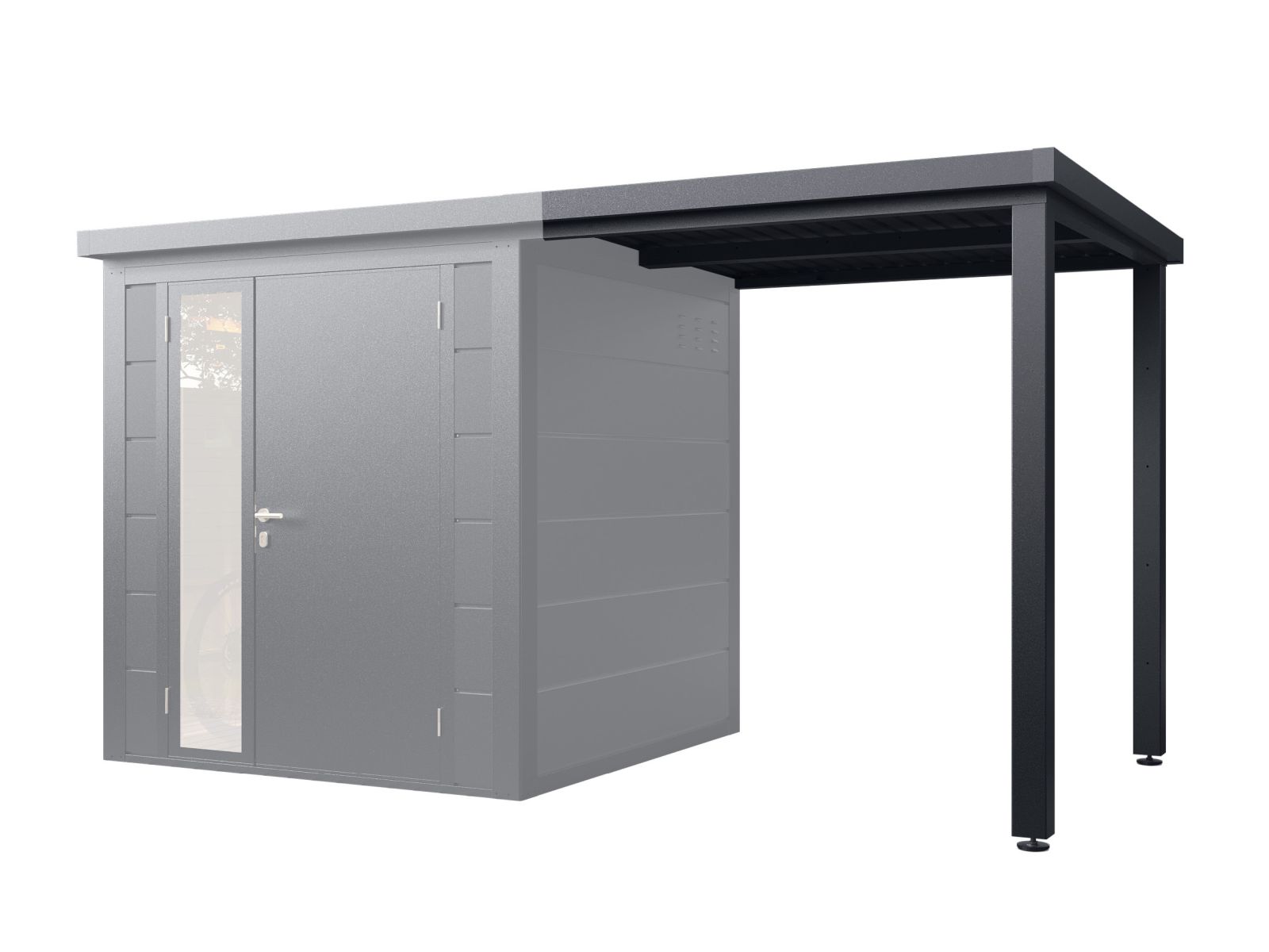 Wolff Finnhaus Metall-Terrasse 2020, Anthrazit