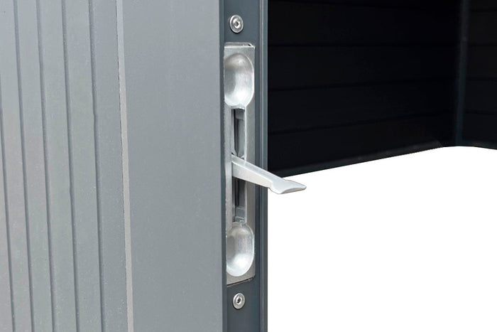 Wolff Finnhaus WPC-Haus Tona 6030 Anthrazit mit Wandpaket