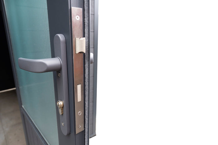 Wolff Finnhaus WPC-Haus Tona 5024 Hellgrau mit Wandpaket