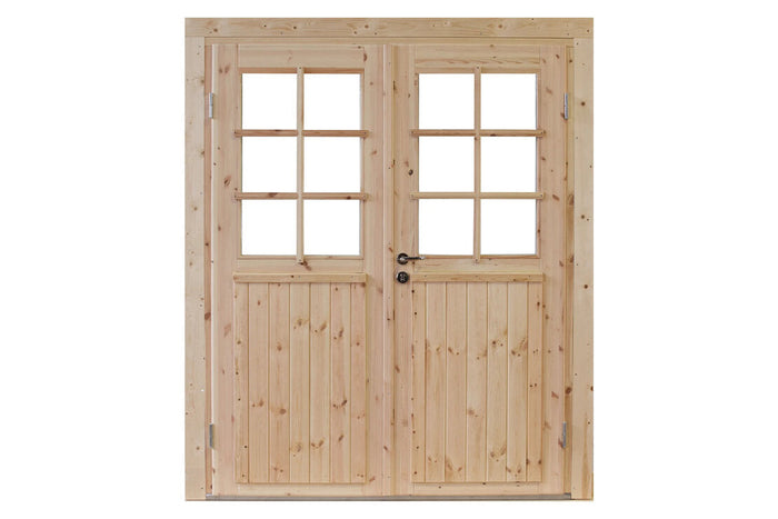 Wolff Finnhaus Doppeltür Hero 28 Isoliert