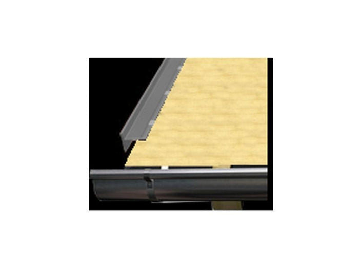 Aluminium Winkelprofil Typ 3b, 200 cm Ortblech mit Wasserpfalz 5 Stück