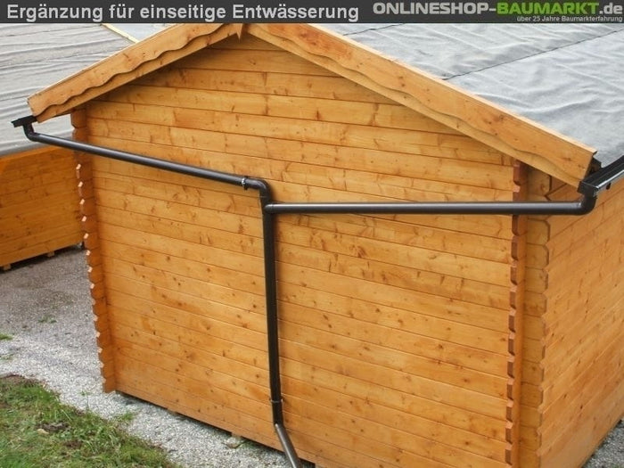 Ergänzungsset zur einseitigen Entwässerung anthraz