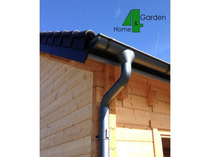 Fallrohrset F100M dunkelgrau