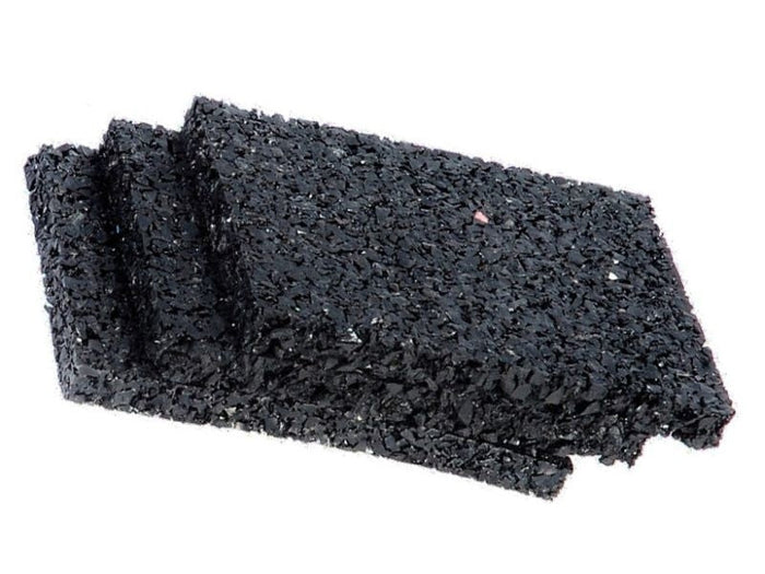 Unterleger für Gartenhäuser Granulatpads Gummi 144 Stück für Haus und Fußboden