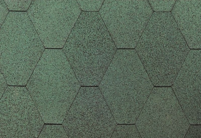 Wolff Dachschindeln 6-Eck de luxe grün