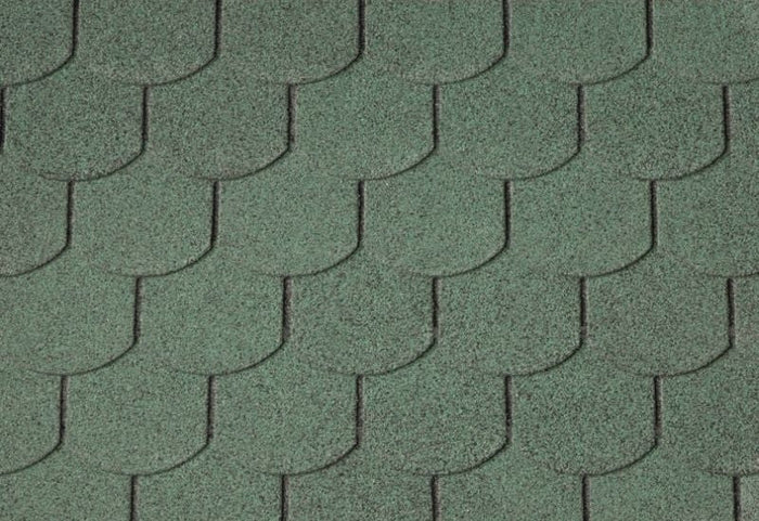 Wolff Dachschindeln Biberschwanz grün