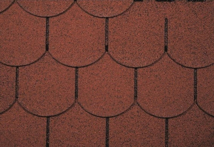 Wolff Dachschindeln Biberschwanz rot 36 Pak.