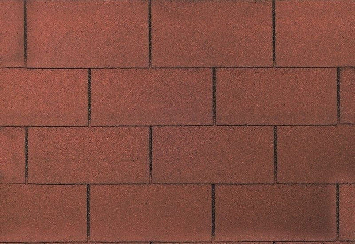 Wolff Dachschindeln Rechteck rot 36 Pak.