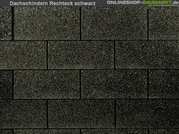 Wolff Dachschindeln Rechteck schwarz 36 Pakete