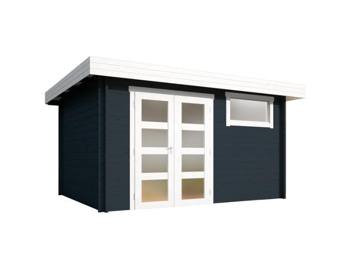 Wolff Finnhaus Aktionshaus Lille A Anthrazit, inkl. Fußboden