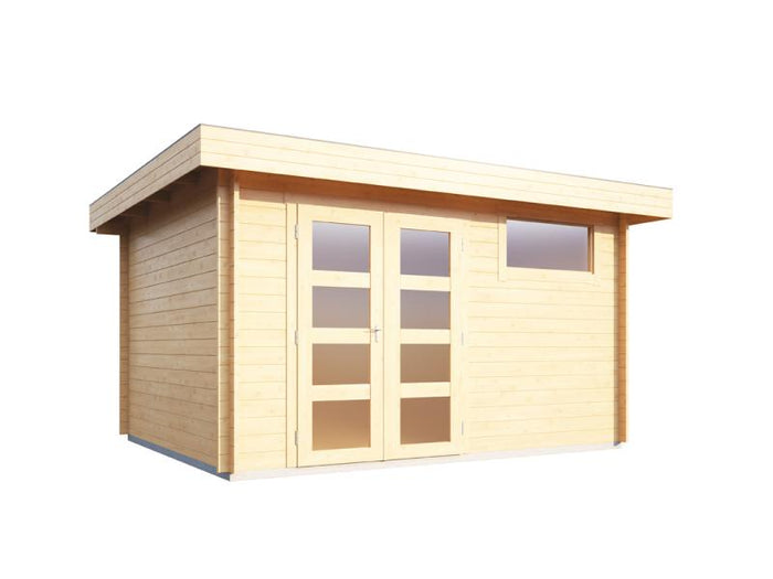 Wolff Finnhaus Aktionshaus Lille A naturbelassen, inkl. Fußboden