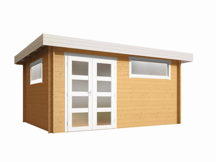 Wolff Finnhaus Aktionshaus Lille B naturbelassen, inkl. Fußboden