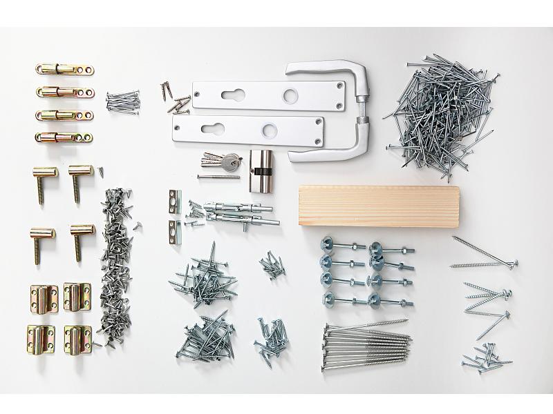 Wolff Finnhaus Aktionshaus Lyon A 28 mm natur, inkl. Fußboden