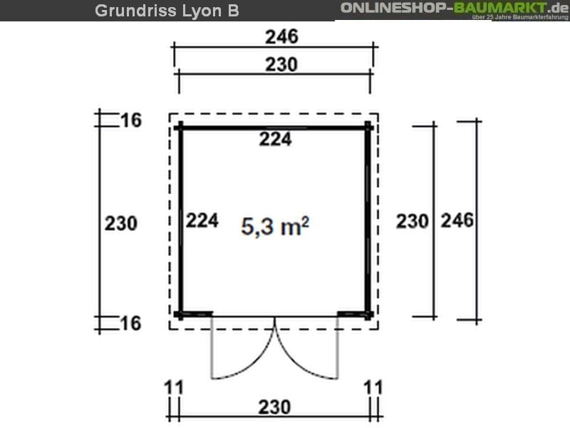 Wolff Finnhaus Aktionshaus Lyon B 28 mm imprägniert