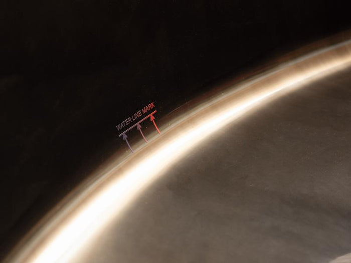 Wolff Finnhaus Badebottich Typ 1, cremeweißer Einsatz, Anstrich Silbergrau, integrierter Edelstahlof