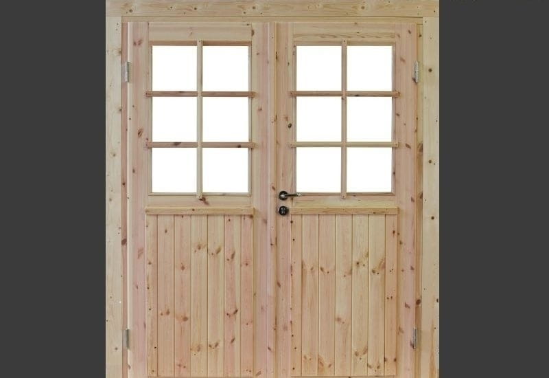 Wolff Finnhaus Doppeltür Hero XL 58 Isoliert