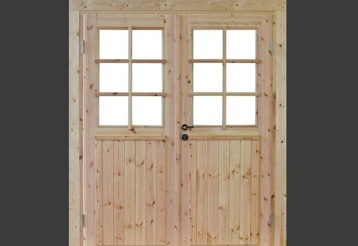 Wolff Finnhaus Doppeltür Hero XL 58 Isoliert