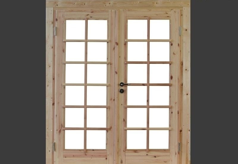 Wolff Finnhaus Doppeltür Lars XL 58 Isoliert