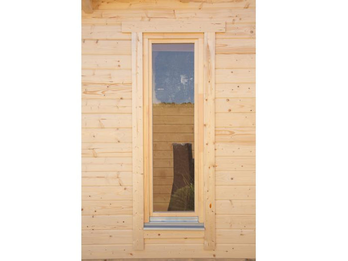 Wolff Finnhaus Einzelfenster für Trondheim/Hammerfest 70 mm Einbau Links