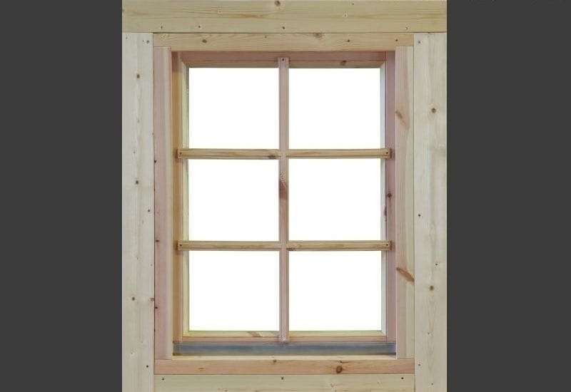 Wolff Finnhaus Einzelfenster Marit 44 Isoliert