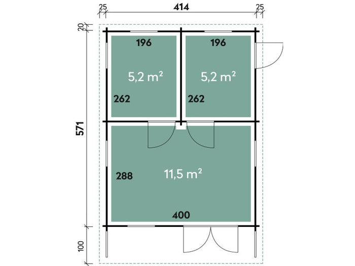 Wolff Finnhaus Ferienhaus Göteborg 70-E Klassik