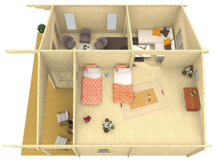 Wolff Finnhaus Ferienhaus Odenwald 70 A