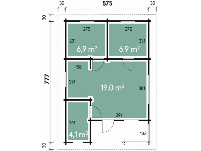 Wolff Finnhaus Ferienhaus Spessart 70-C