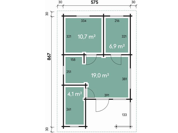 Wolff Finnhaus Ferienhaus Spessart 70-D