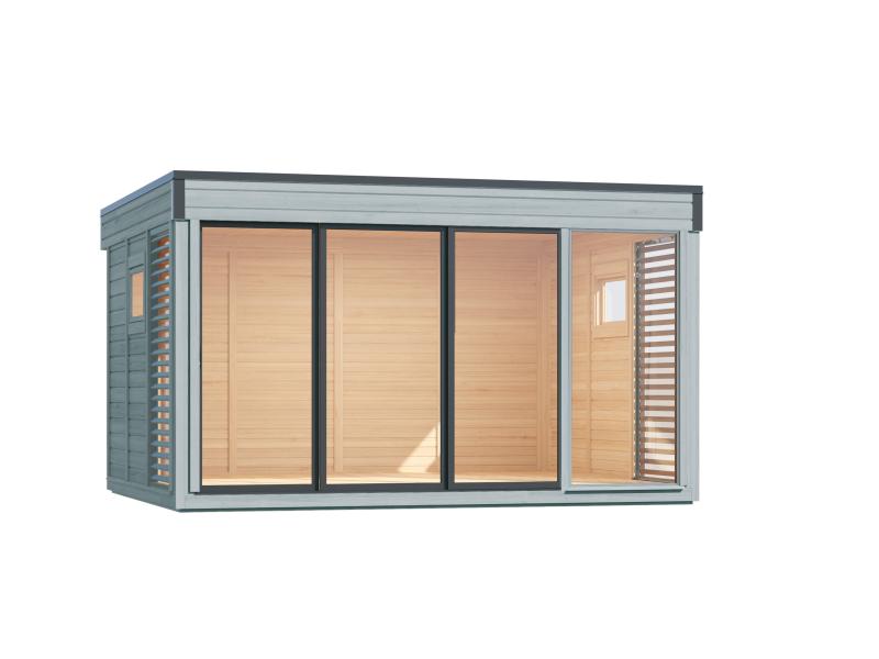 Wolff Finnhaus Finn Cube 4x3 Typ 4 ISO, Hellgrau