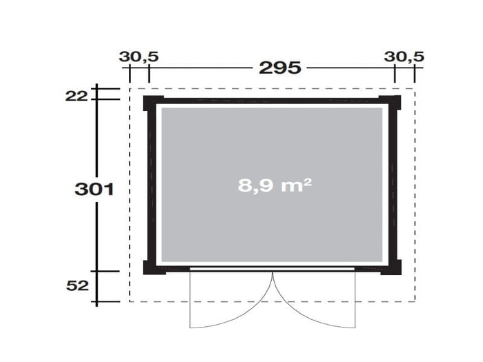 Wolff Finnhaus Flachdachhaus Relax C in anthrazit