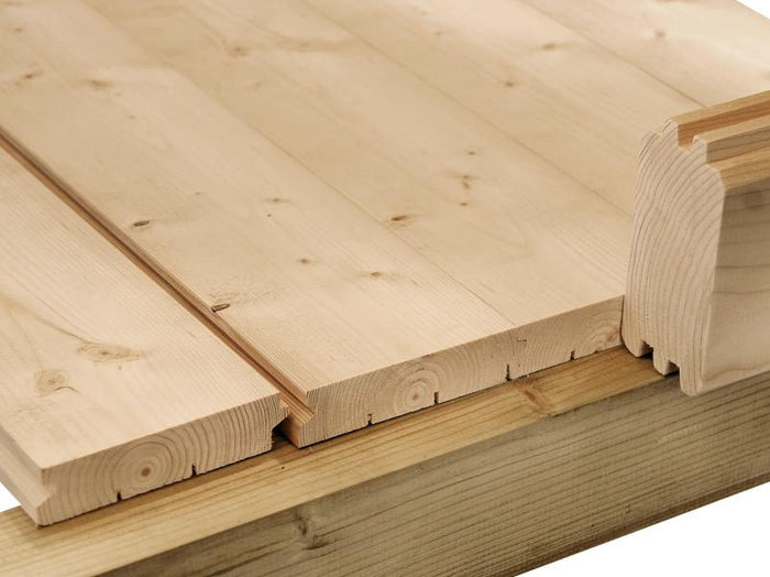 Wolff Finnhaus Fußboden 2727, 18 mm, für Gleda mit Anbau