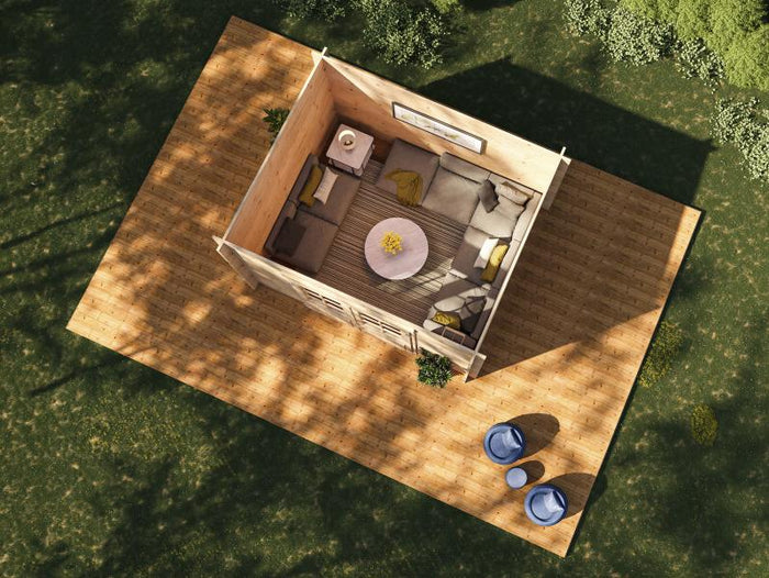 Wolff Finnhaus Garde 2823, 40 mm, inkl. Fußboden