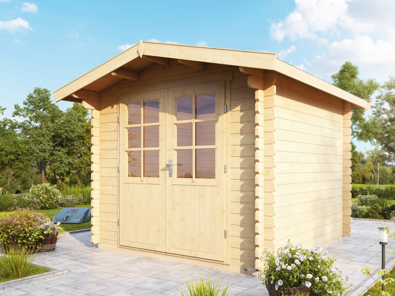 Wolff Finnhaus Gartenhaus Bibertal 28-XS