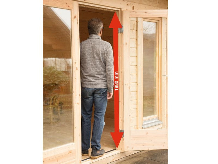 Wolff Finnhaus Gartenhaus Caro 34 XL