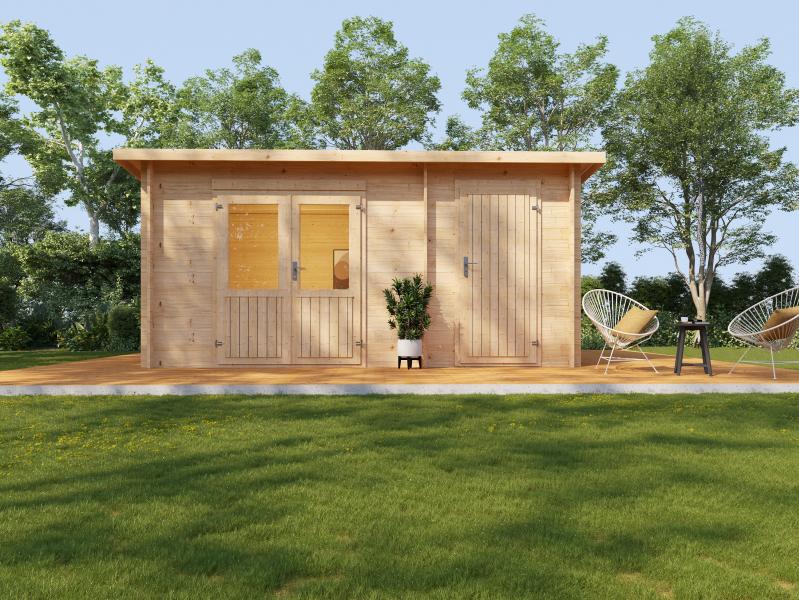 Wolff Finnhaus Gartenhaus Geeltje 4323, 28 mm