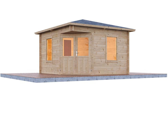 Wolff Finnhaus Gartenhaus Gena 3333, 40 mm