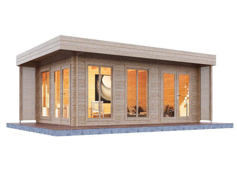 Wolff Finnhaus Gartenhaus Haldis 5335, 44 mm