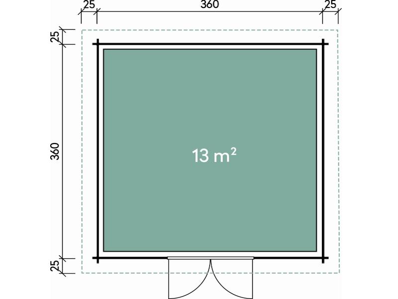 Wolff Finnhaus Gartenhaus Malmö 70-B