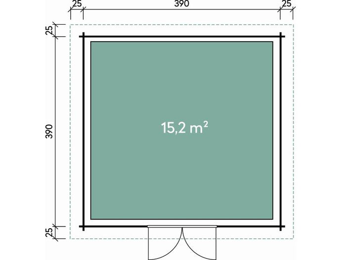 Wolff Finnhaus Gartenhaus Malmö 70-C XL