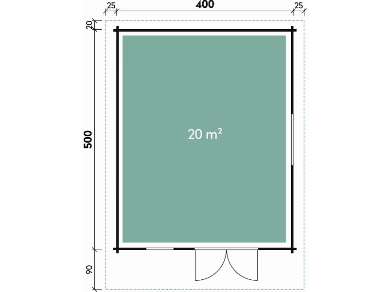 Wolff Finnhaus Gartenhaus Nordkap 70-L