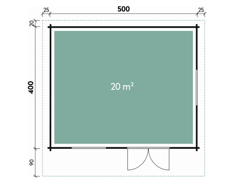 Wolff Finnhaus Gartenhaus Nordkap 70-M