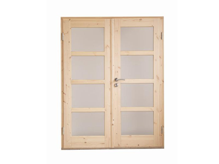 Wolff Finnhaus Gartenhaus Pulti 34-B Typ 5 mit SD A, naturbelassen