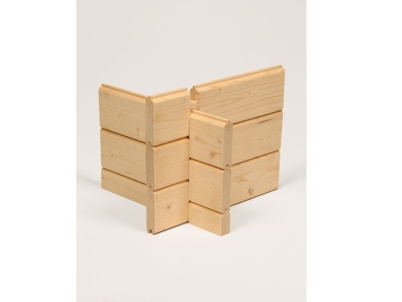 Wolff Finnhaus Gartenhaus Rotterdam Klassik naturbelassen, inkl. Fußboden