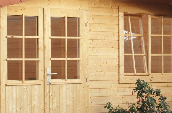 Wolff Finnhaus Gartenhaus Rotterdam Klassik hellgrau