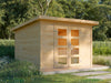 Wolff Finnhaus Gartenhaus Thies 2929, 28 mm, inkl. Fußboden