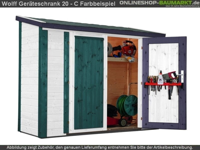 Wolff Finnhaus Geräteschrank 20 - C natur